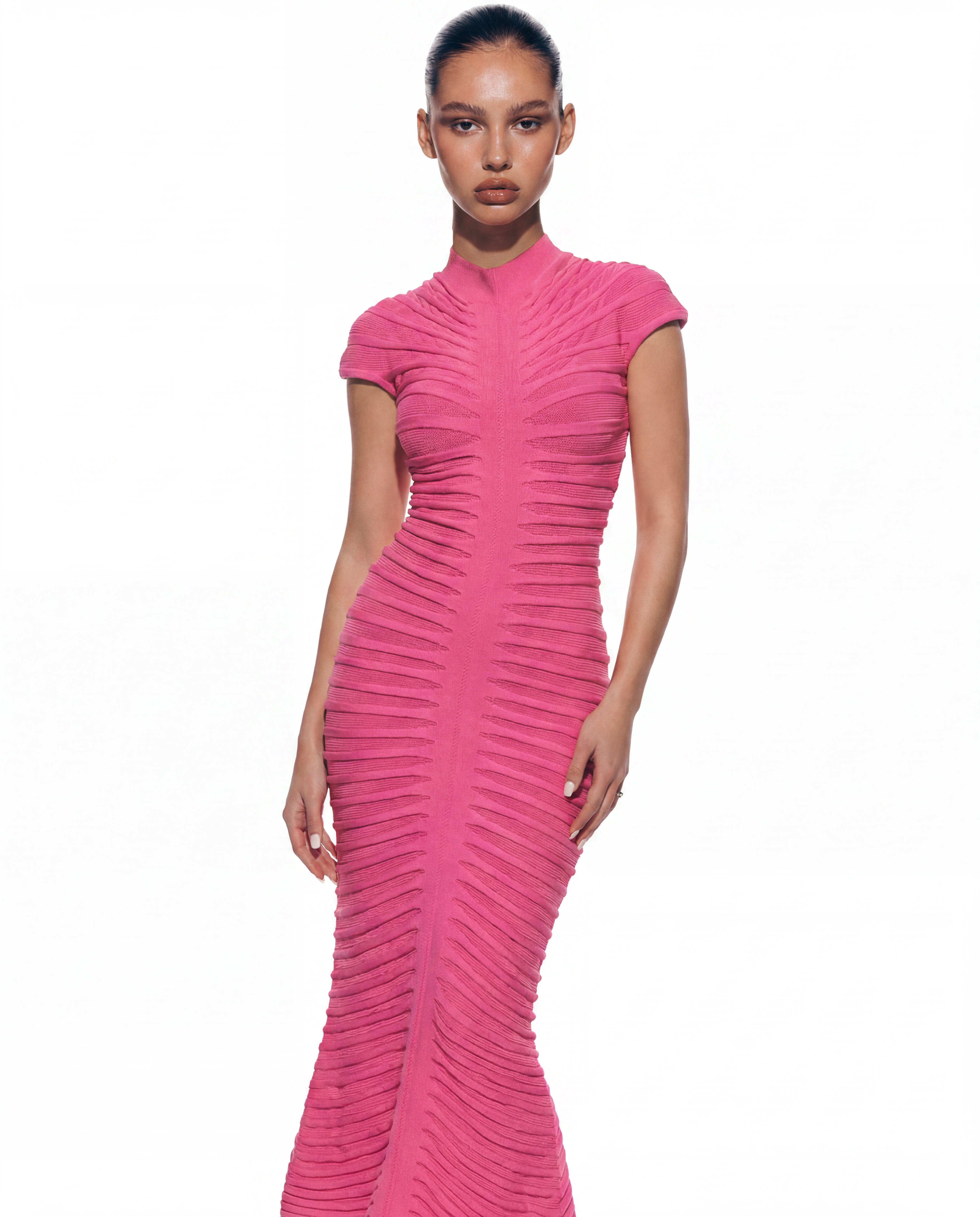 Ayla Knitted Slim Fit Dress
