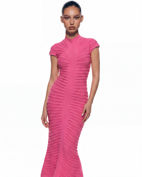 Ayla Knitted Slim Fit Dress