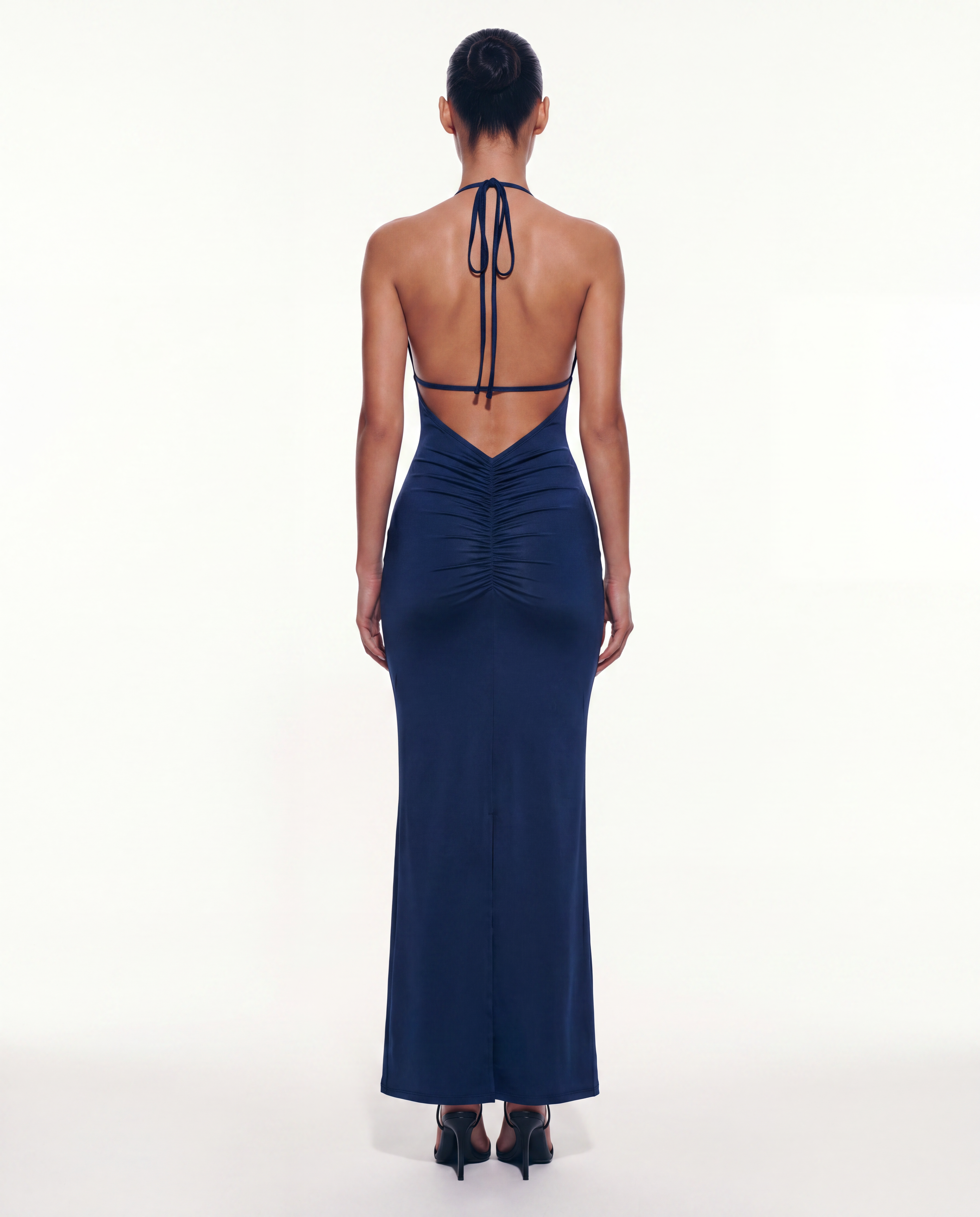 Millie Backless Lace-Up Dress
