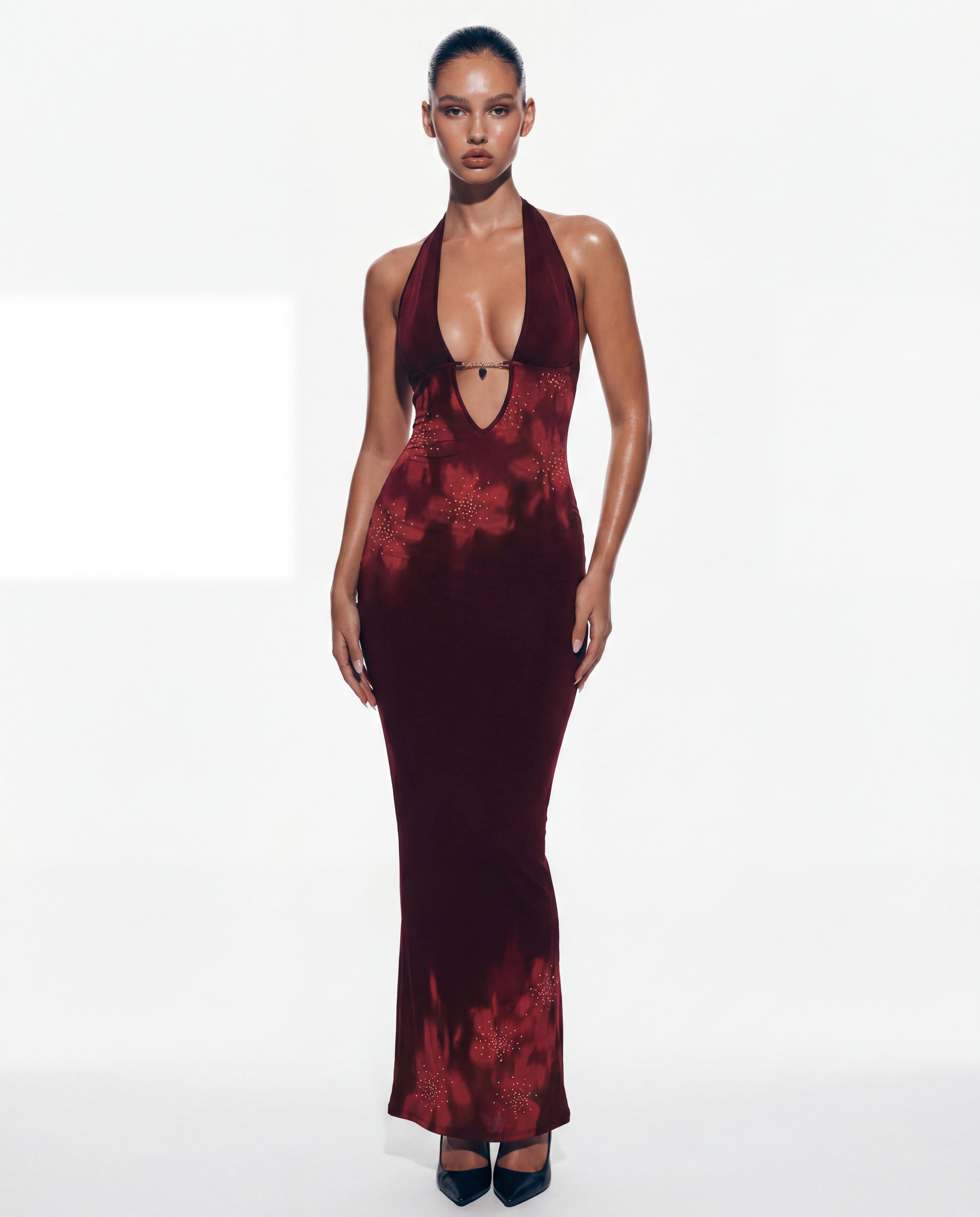 Millie Backless Lace-Up Dress