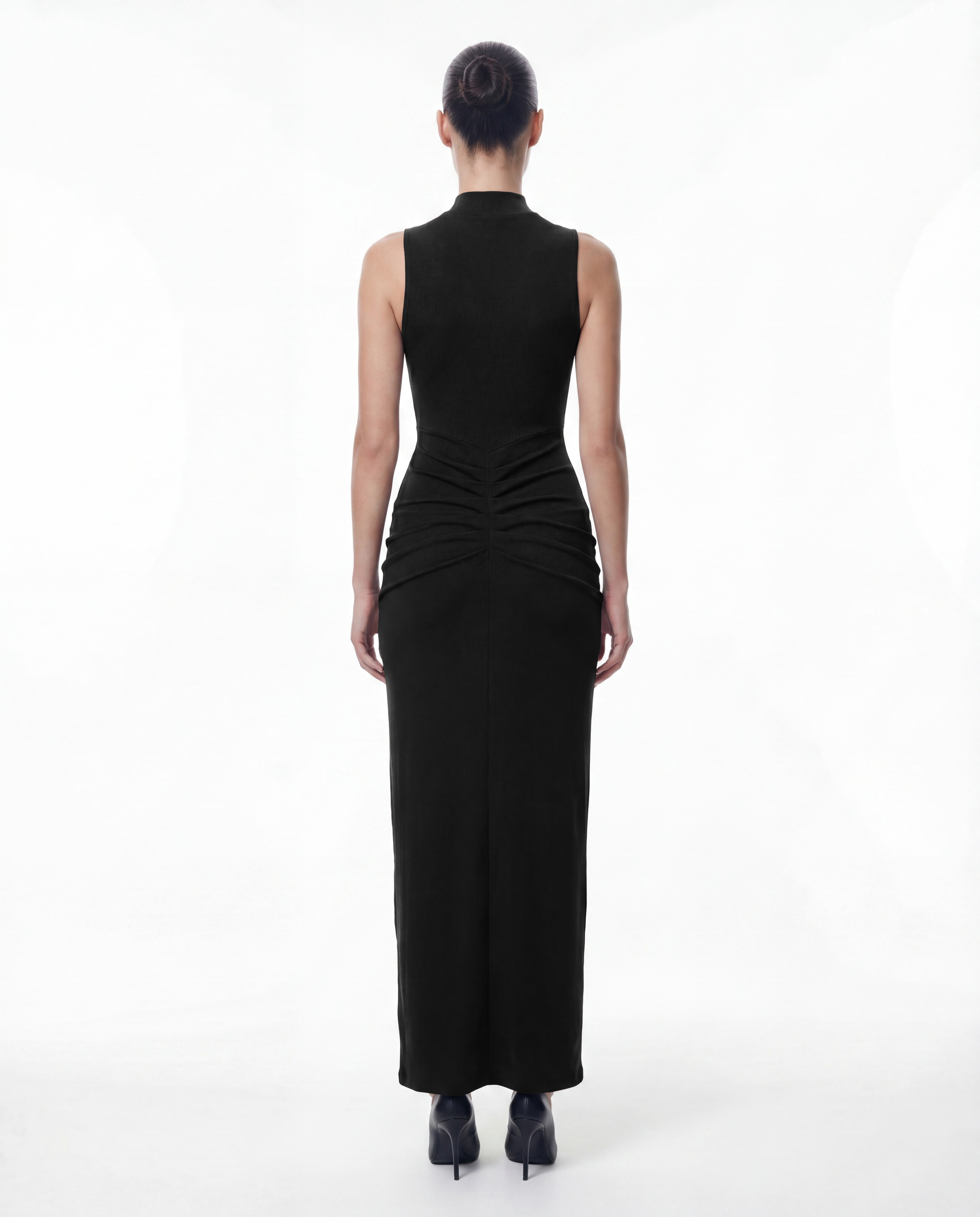 Teana Sleeveless Bodycon Long Dress