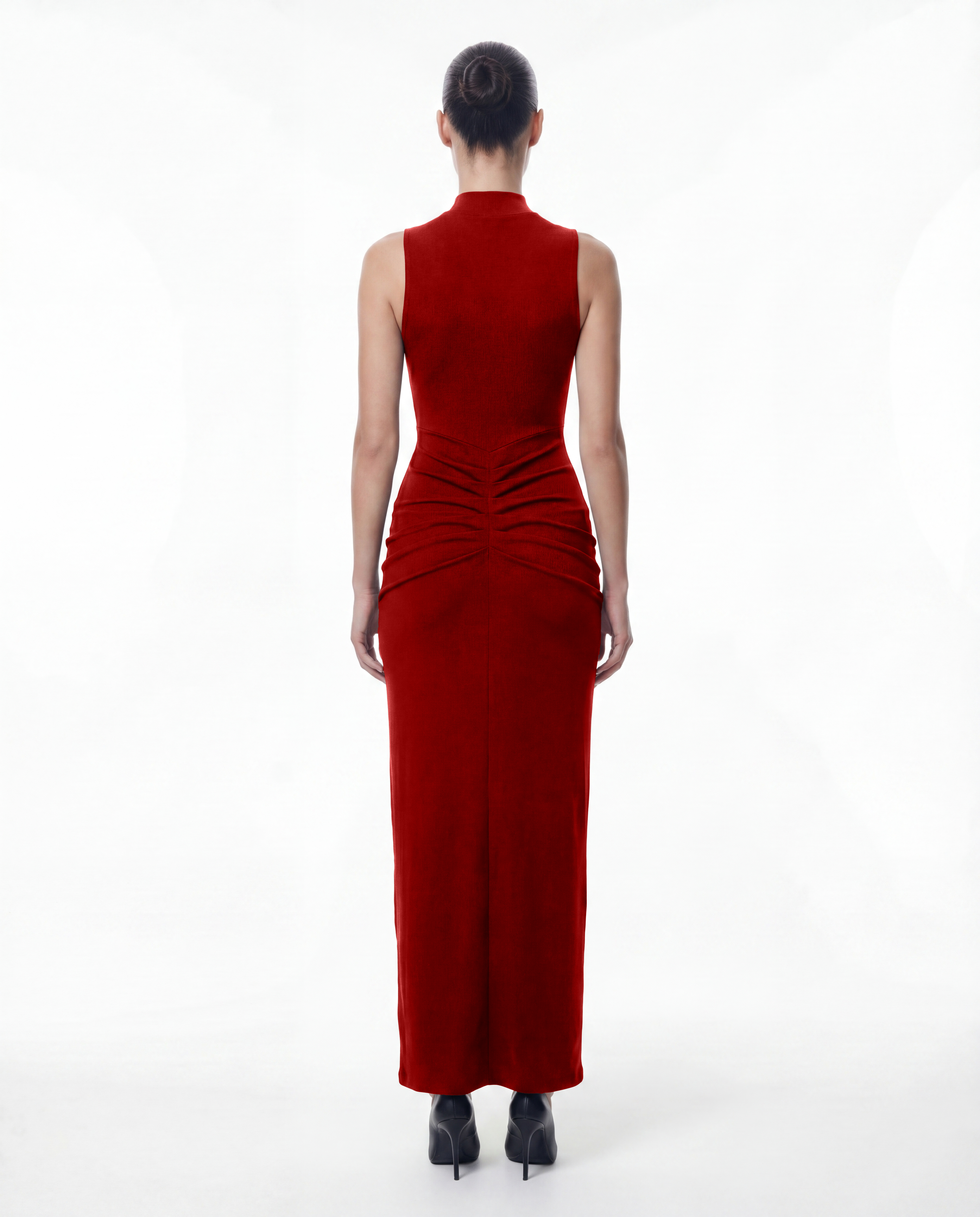 Teana Sleeveless Bodycon Long Dress