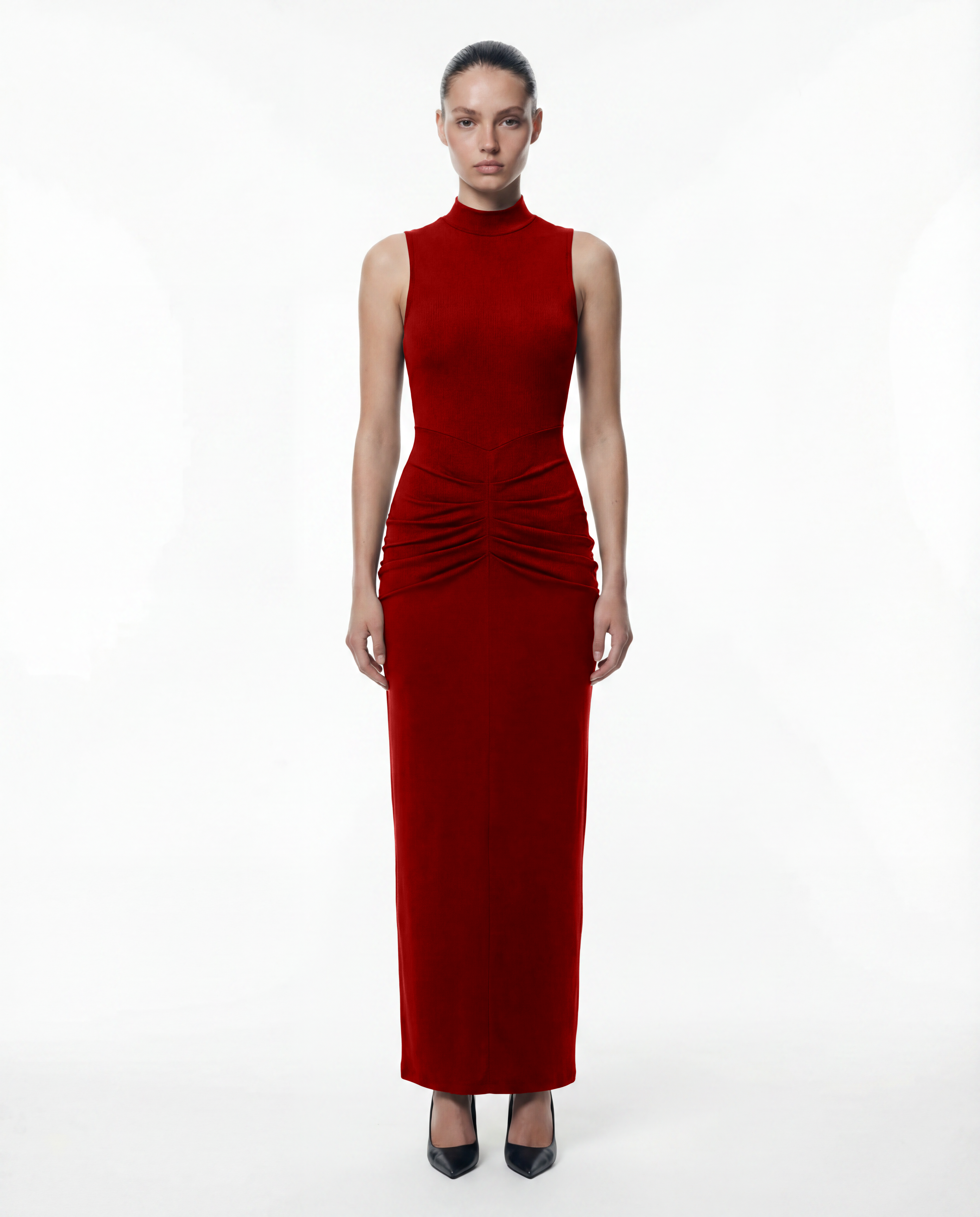 Teana Sleeveless Bodycon Long Dress