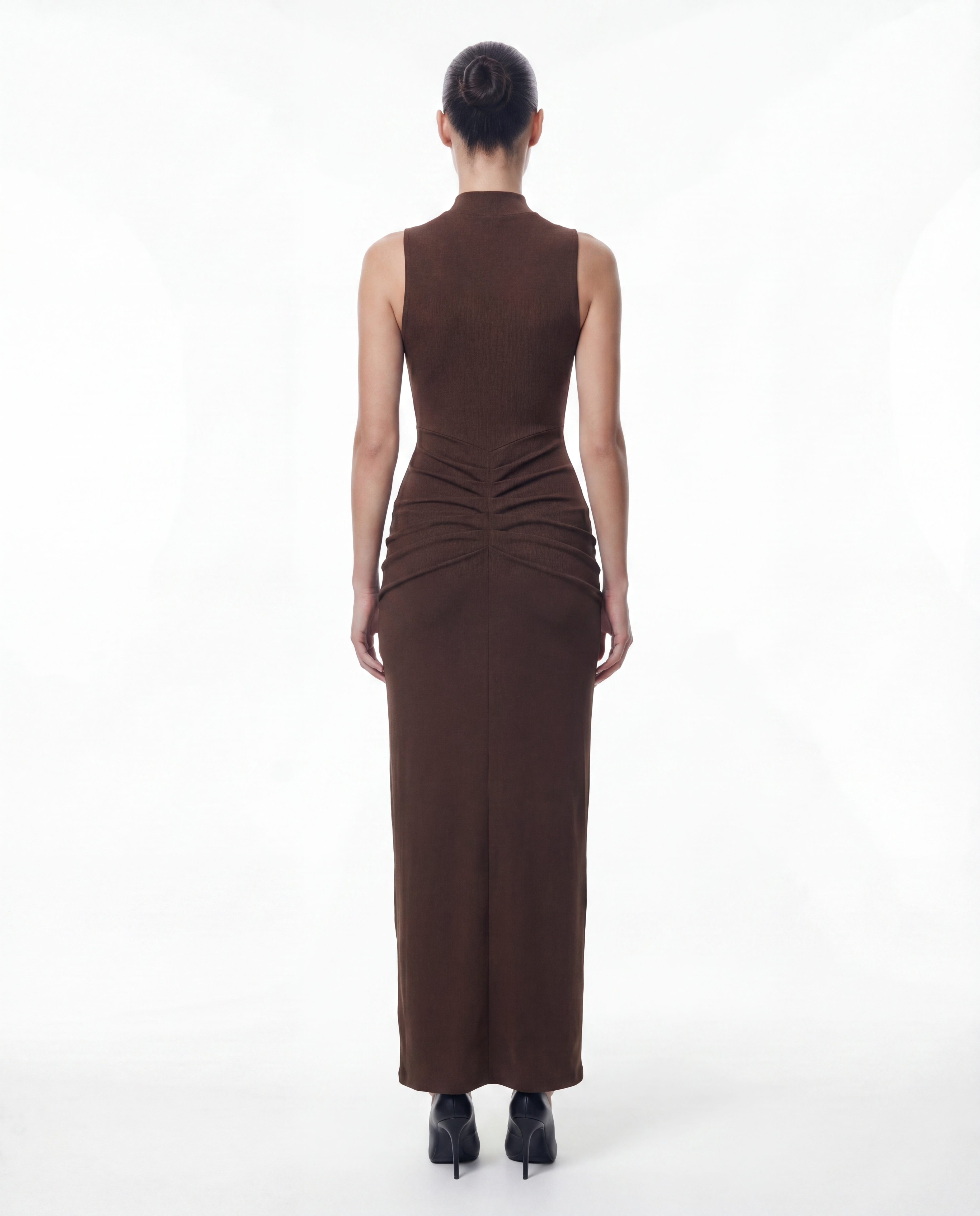Teana Sleeveless Bodycon Long Dress