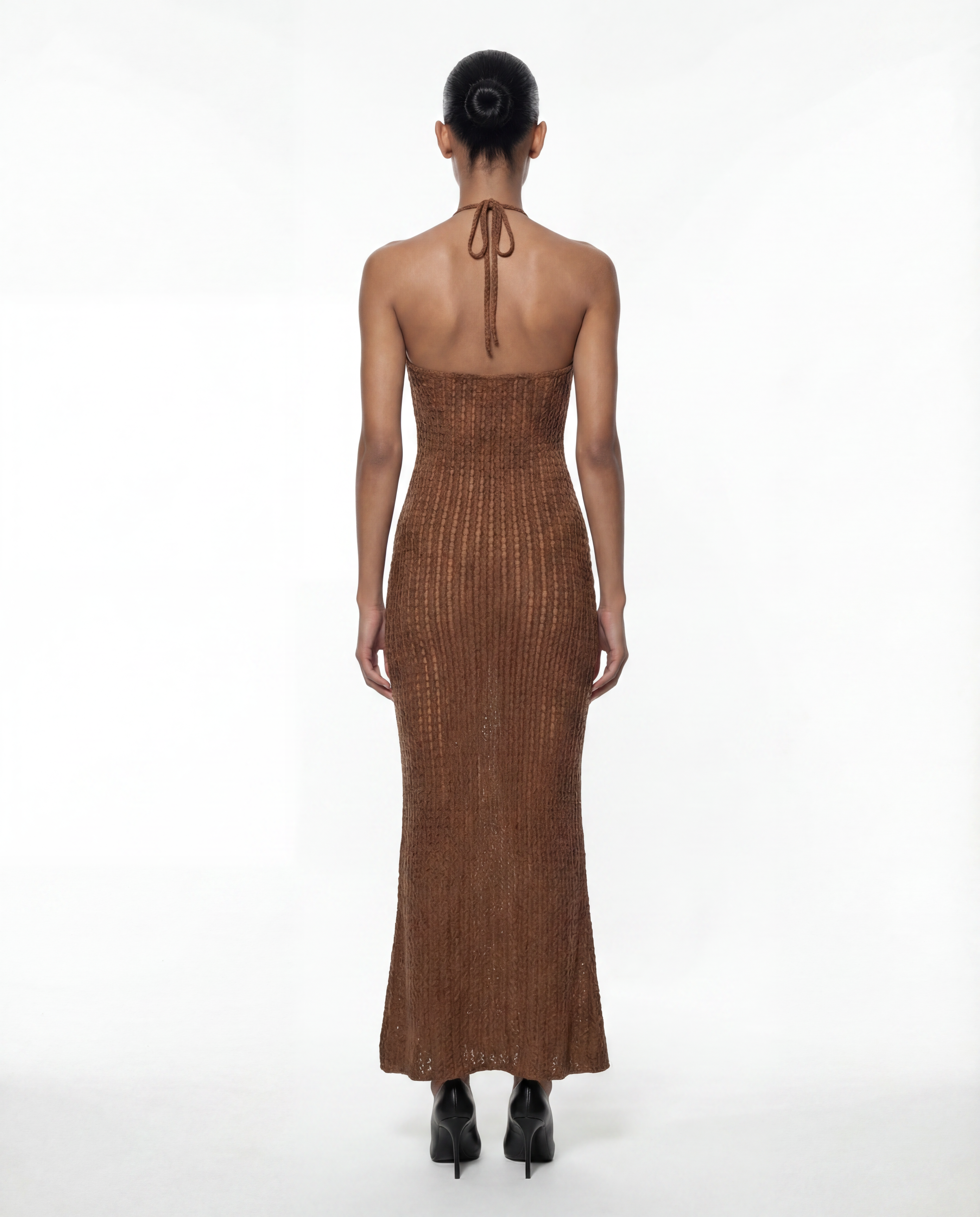 Sofiá Elegant Knitted Neck Dress